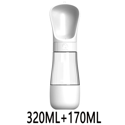 2‑in‑1 Portable Dog Water Bottle