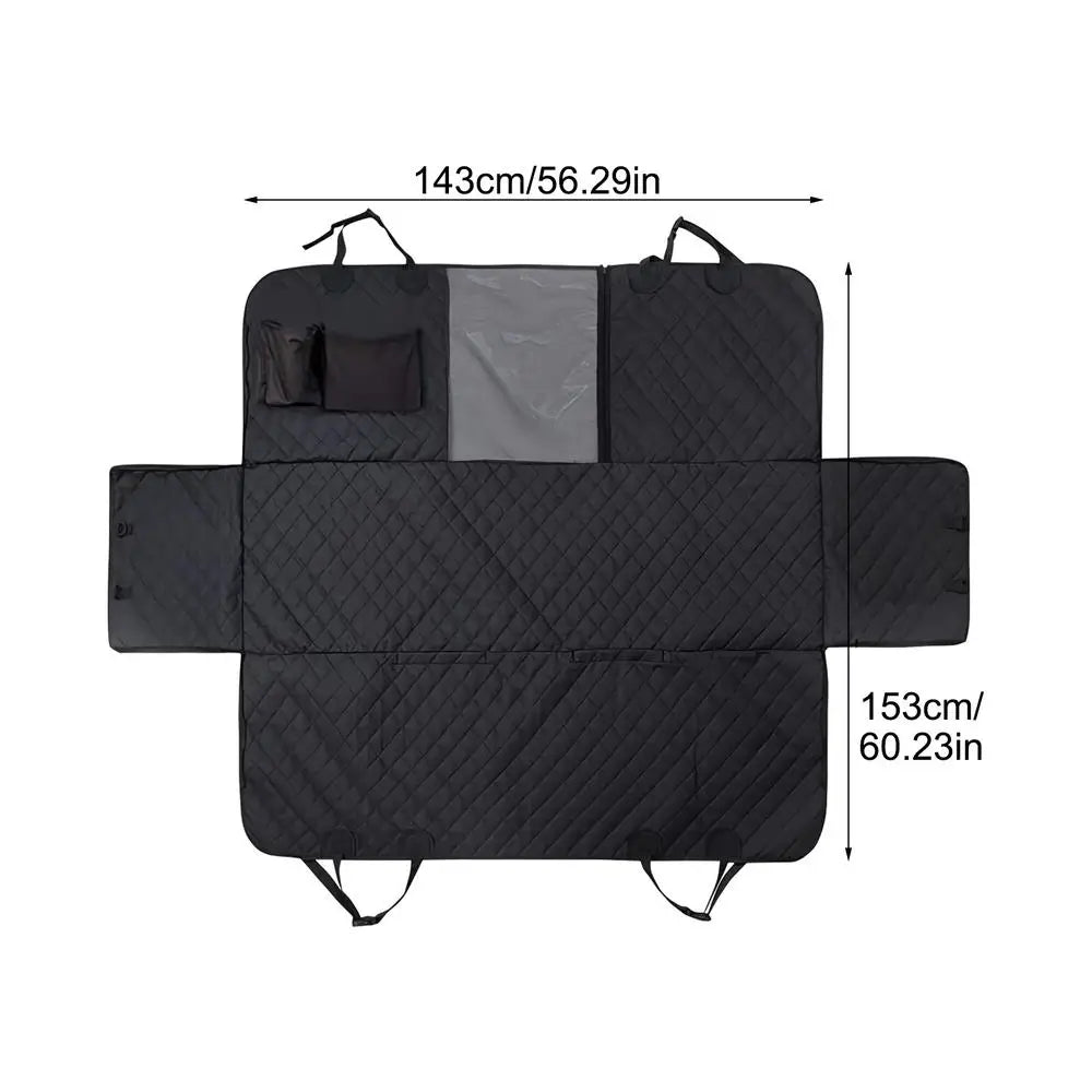 Dog Backseat Cover Waterproof Pet Travel Dog Carrier Hammock