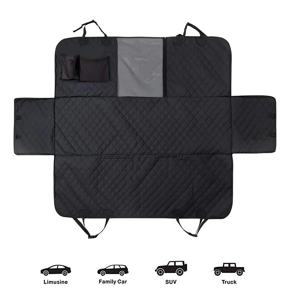 Dog Backseat Cover Waterproof Pet Travel Dog Carrier Hammock