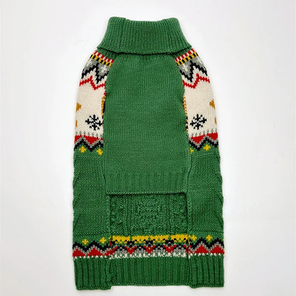 Dog Winter Clothes Pet Christmas Red Sweaters Sleeveless Gin