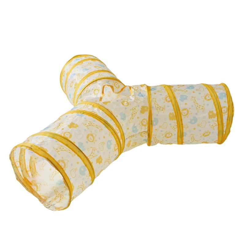 Cat Tunnel Tube Foldable Cat Toys Kitty Training Interactive