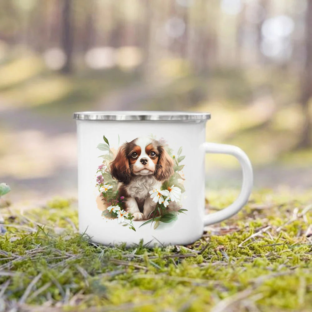 Dachshund Bulldog Border Colliegolden Retriever Printed Enam