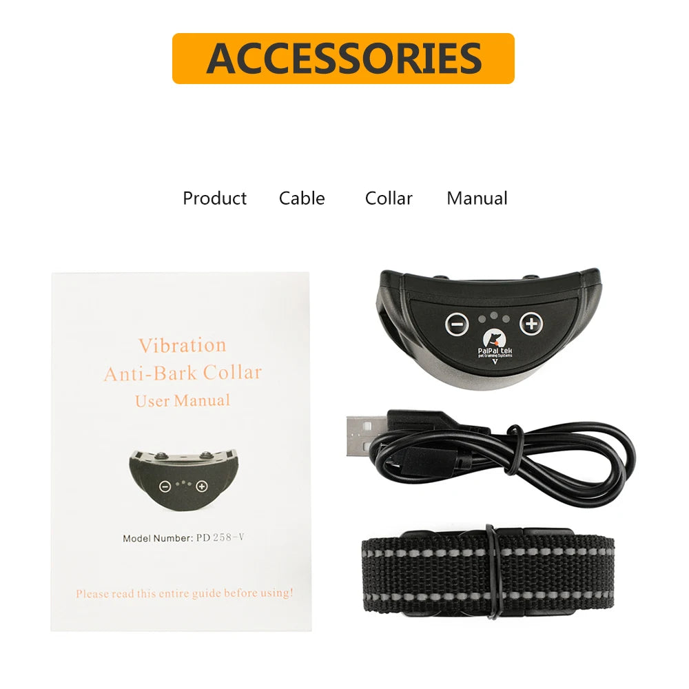 Anti-Bark Dog Training Collar (No Shock)
