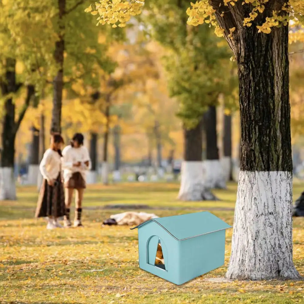 Outdoor Cat House Foldable Warm