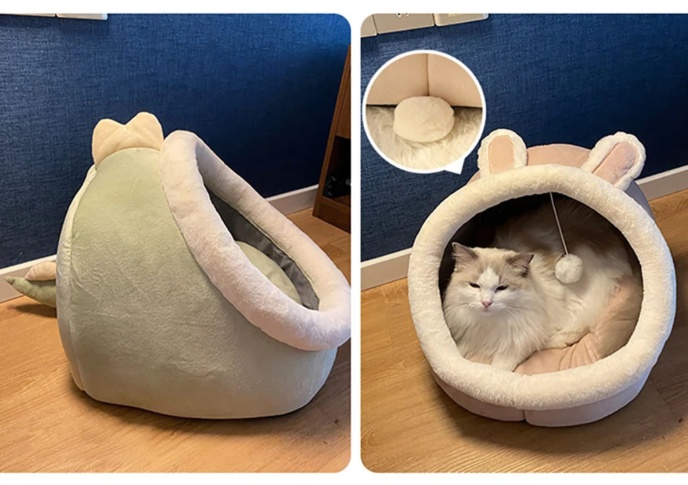 Deep Sleep Cat Bed Cartoon