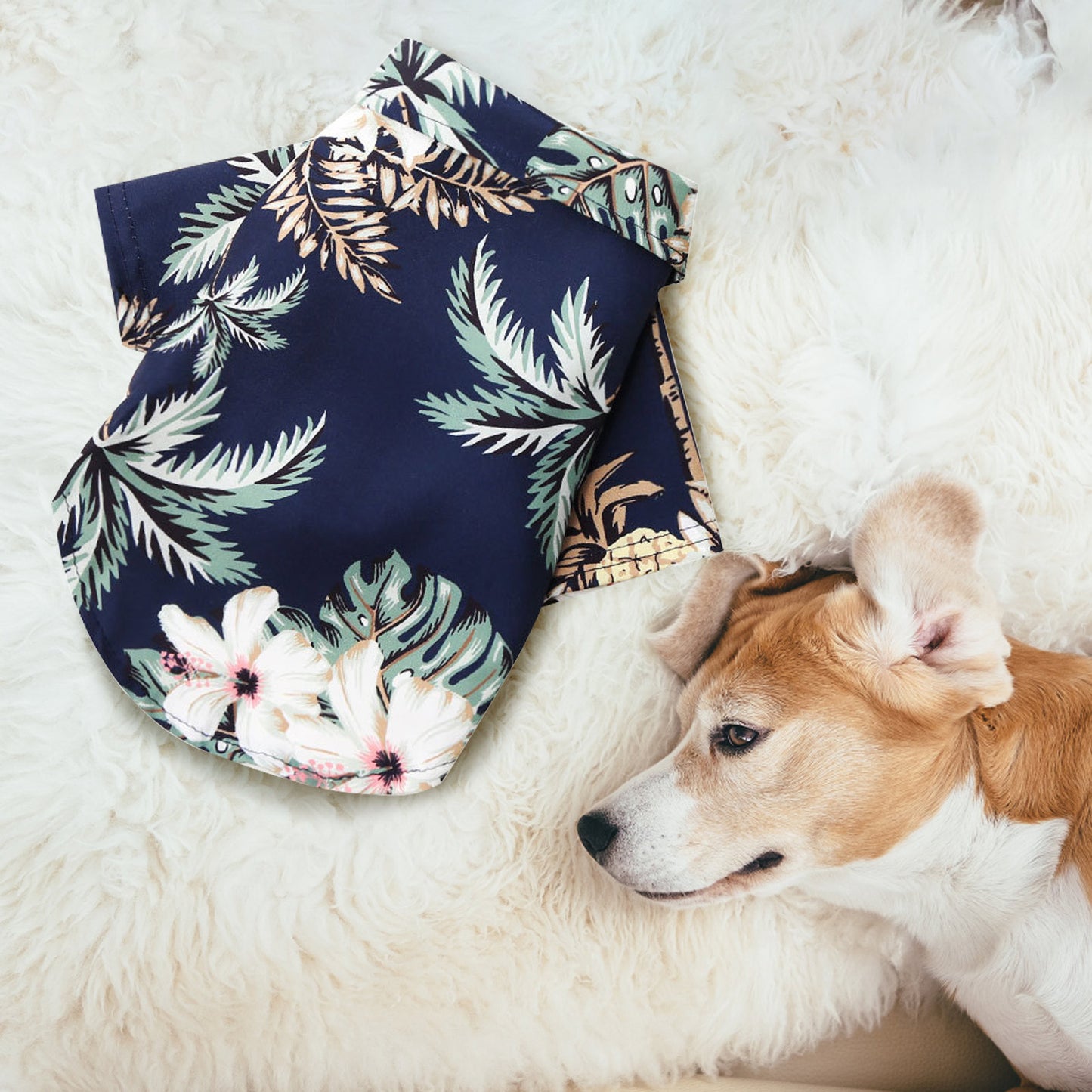 Pet Summer Cotton Shirts Hawaii