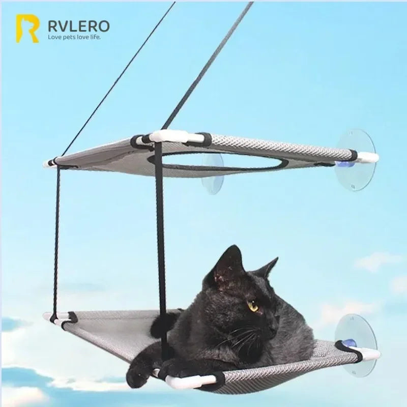 Two-Story Window Cat Hammock