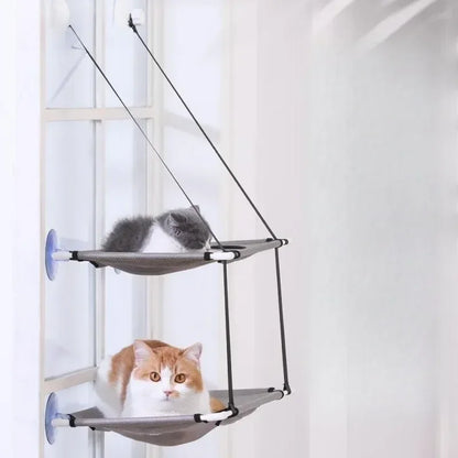 Two-Story Window Cat Hammock