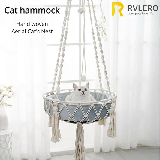 Pet Hammock Cat Swing Hand