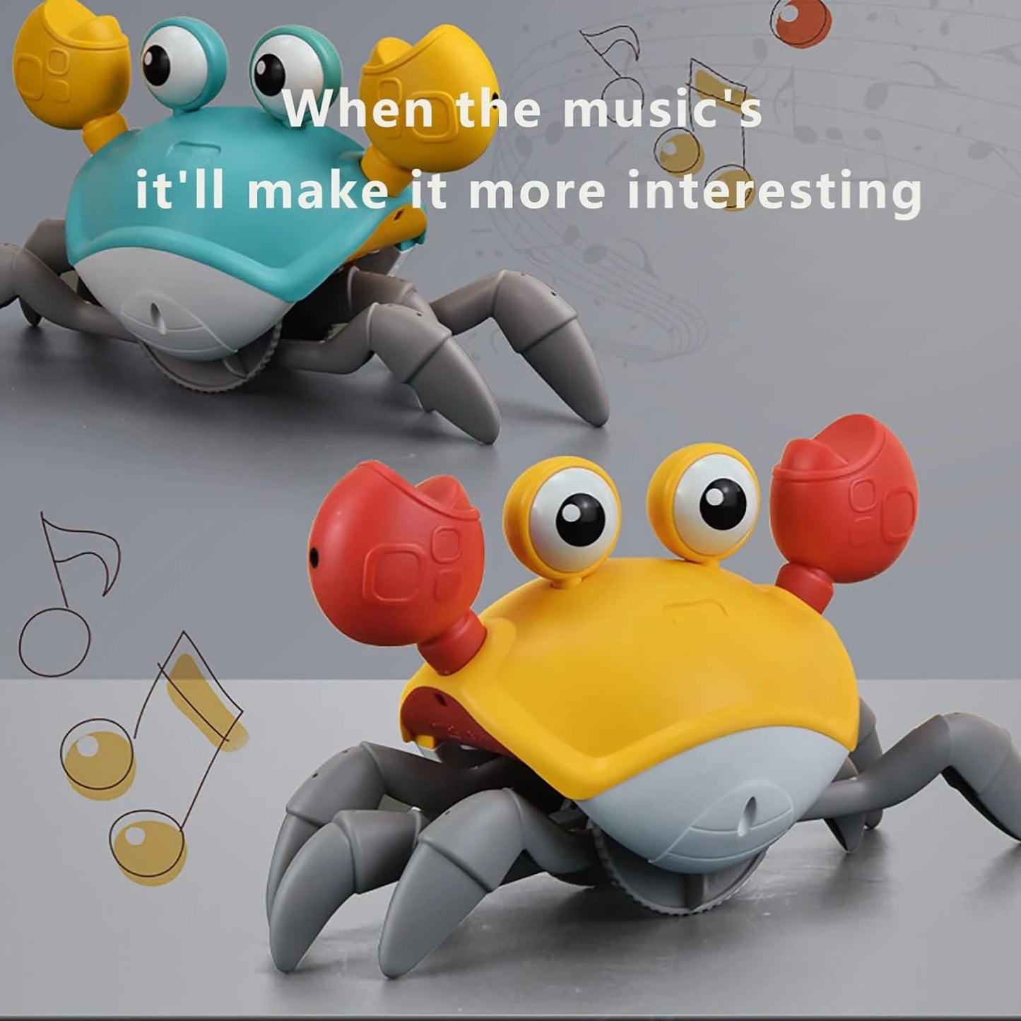 Engaging and Interactive Dancing Crab Dog Toy with Musical Sounds