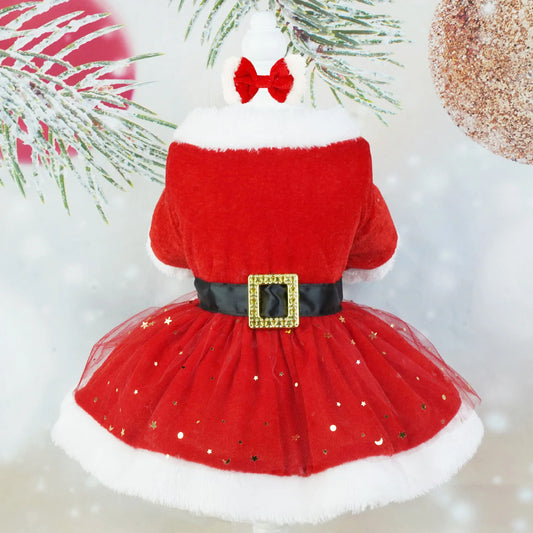 Pet Christmas Costume Fun Cute