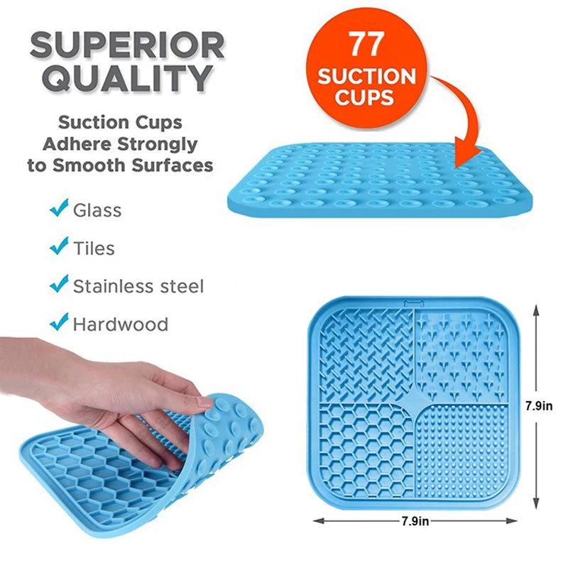 Silicone Slow‑Feeding Mat