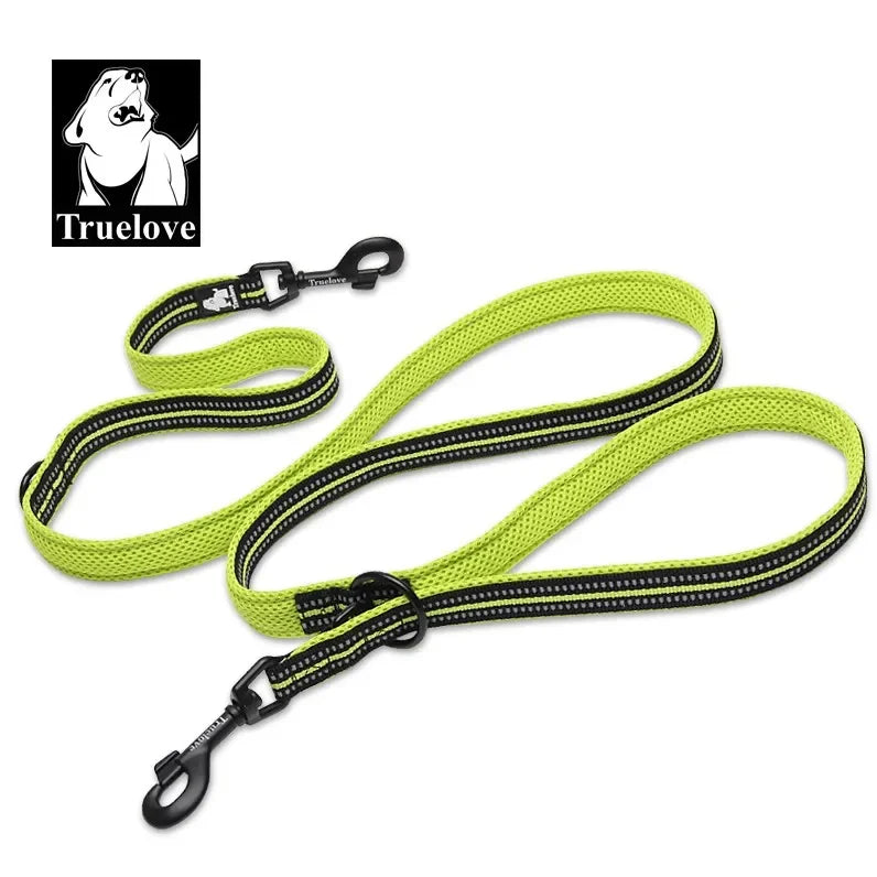 Truelove Pet Dog Leash Multi-function Reflective Hand Free T
