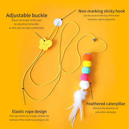 Interactive Cat Toy Hanging Simulation Cat Toy Funny Self-he