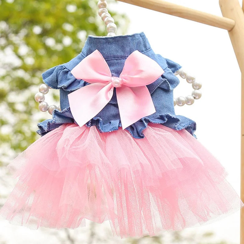 Spring Summer Dog Princess Dress