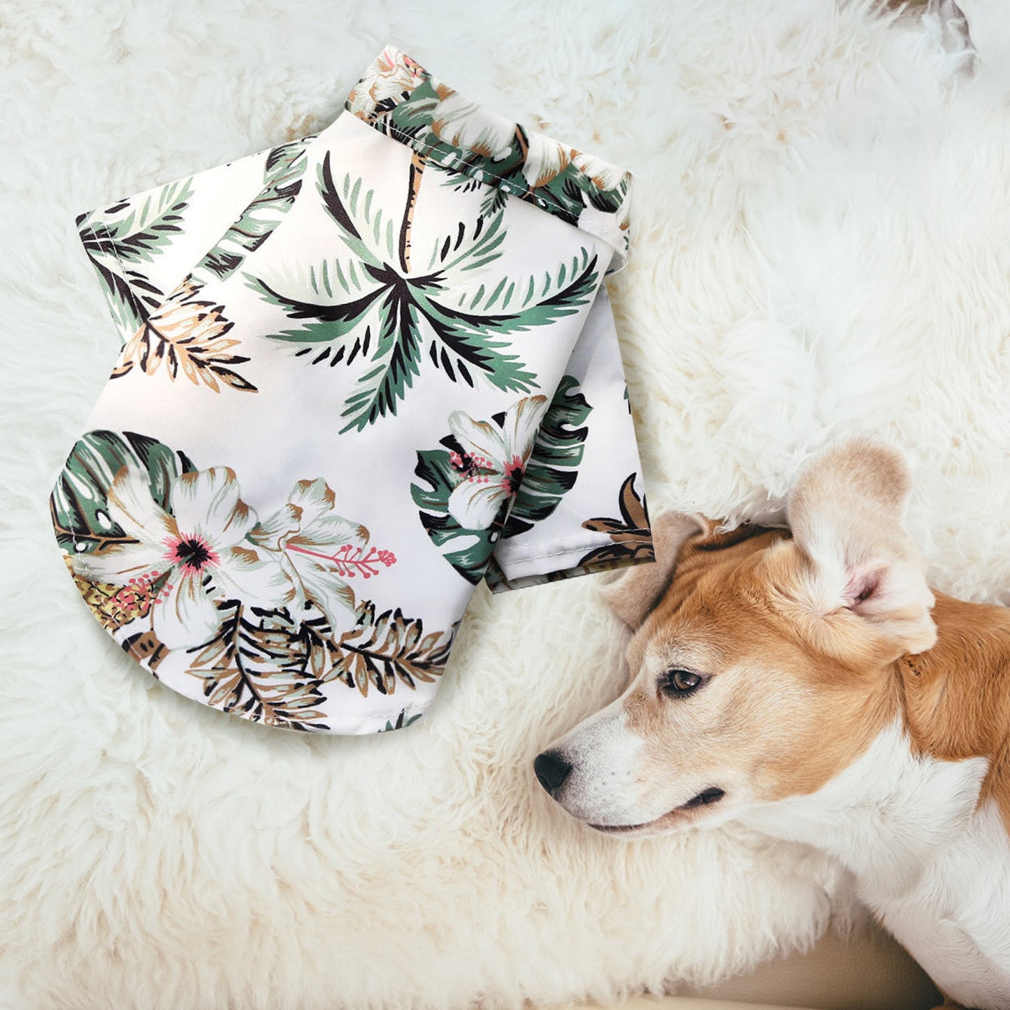 Pet Summer Cotton Shirts Hawaii