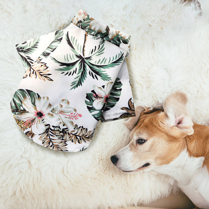 Pet Summer Cotton Shirts Hawaii
