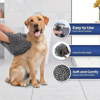 Quick‑Dry Pet Towel