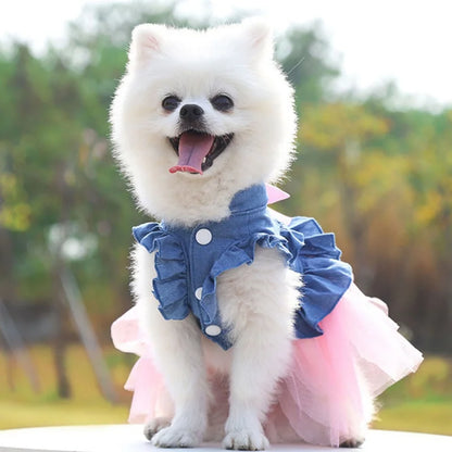 Spring Summer Dog Princess Dress
