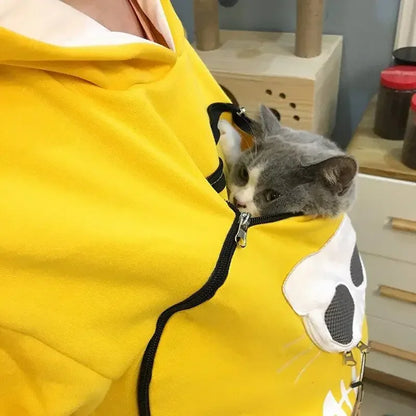 Winter Animal Pouch Hoodie
