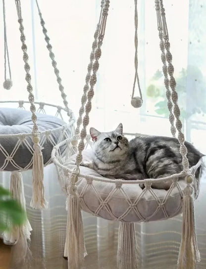Pet Hammock Cat Swing Hand