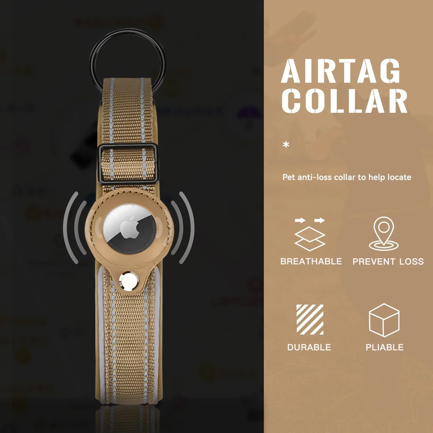 Airtag Dog Collar Tracker